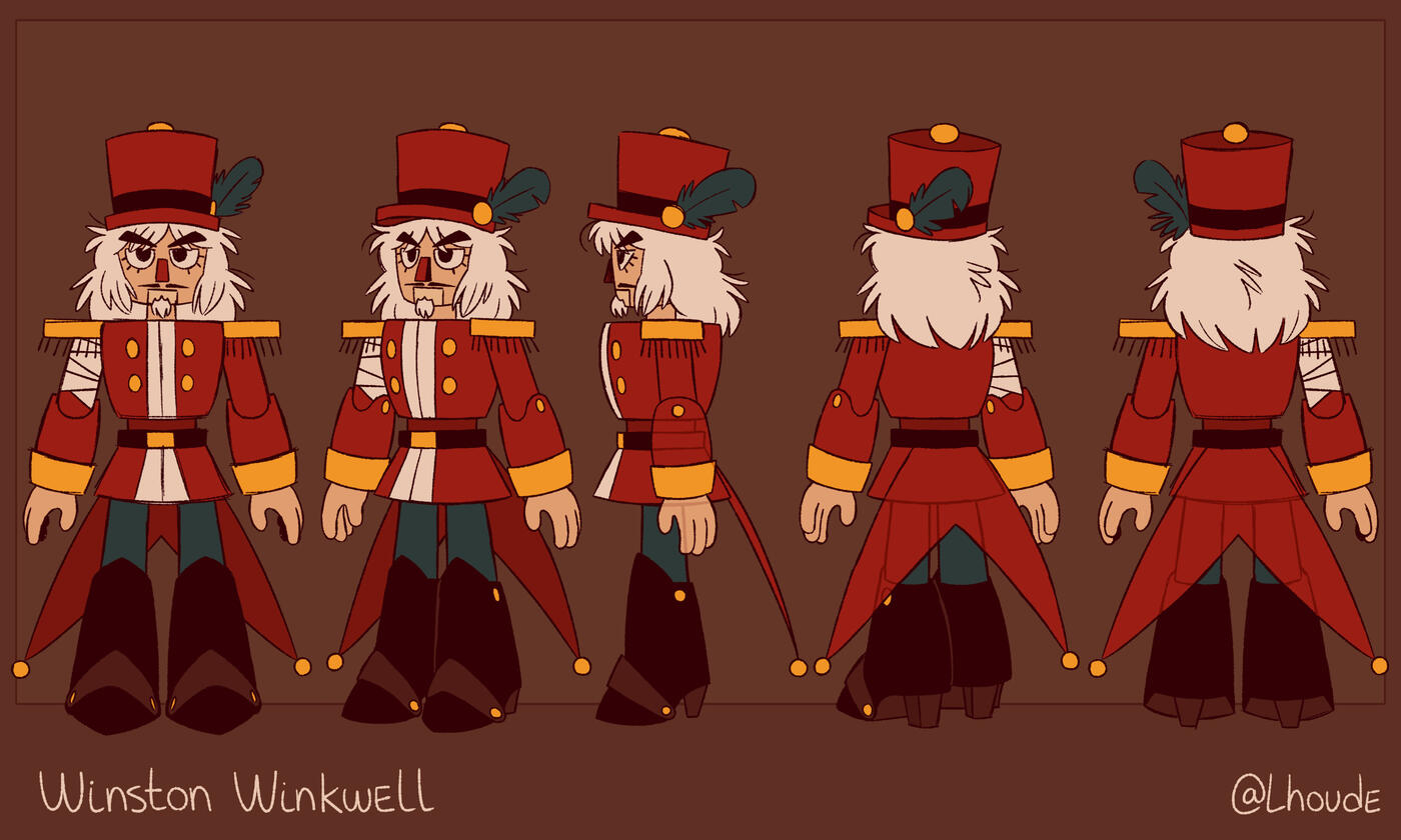 Turnaround of a nutcracker character for a personal project