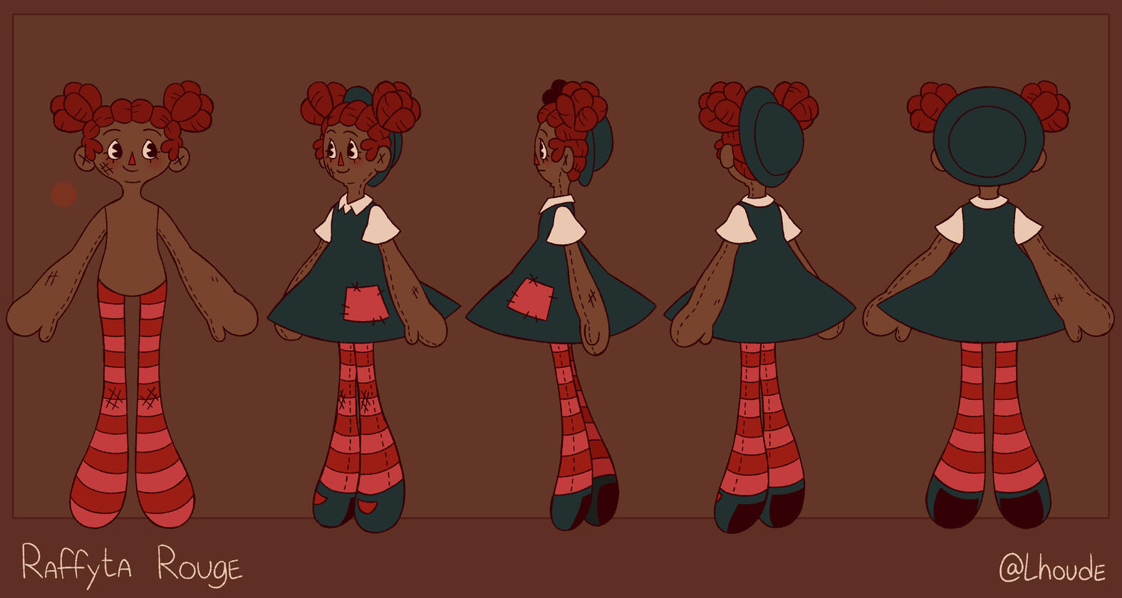 Alternate version of the rag doll turnaround